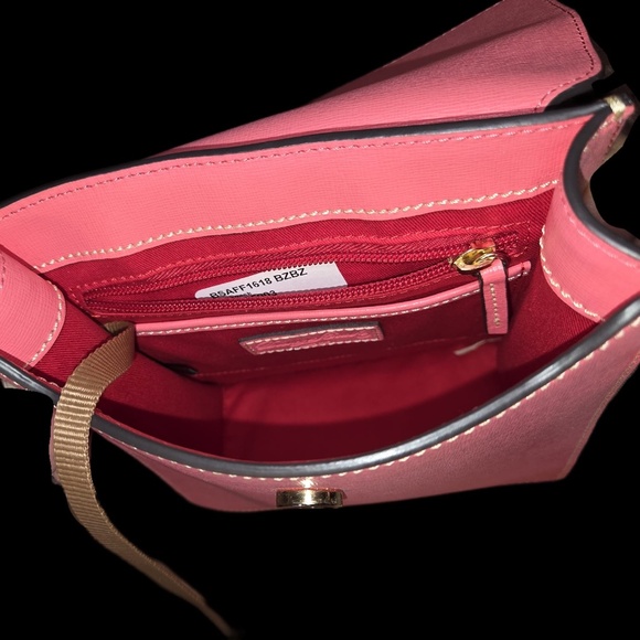 Dooney & Bourke Pink Backpack with Gold-Toned Logo - Picture 4 of 7